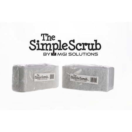 Simple Scrub Jumbo White Pad Kit, Standard Tub & Tile Pad, PK20 WP200